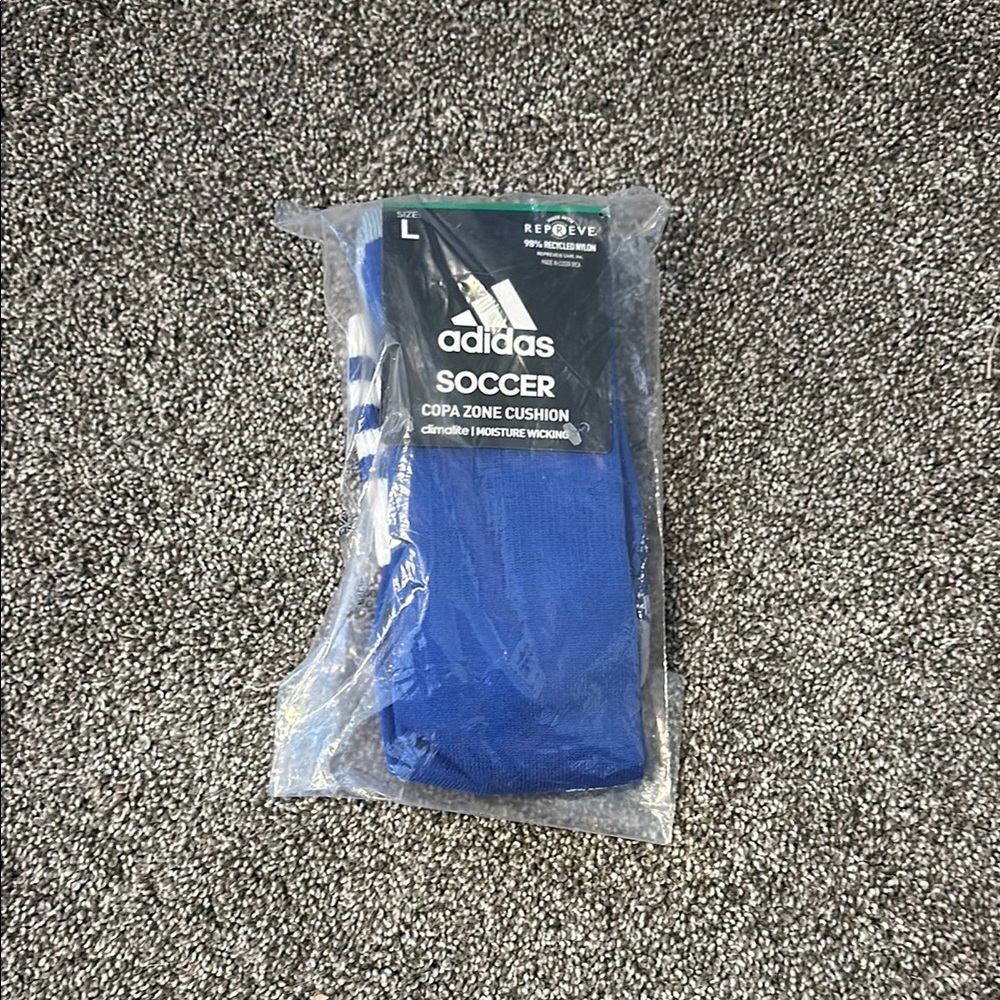 Adidas Blue Soccer Socks
